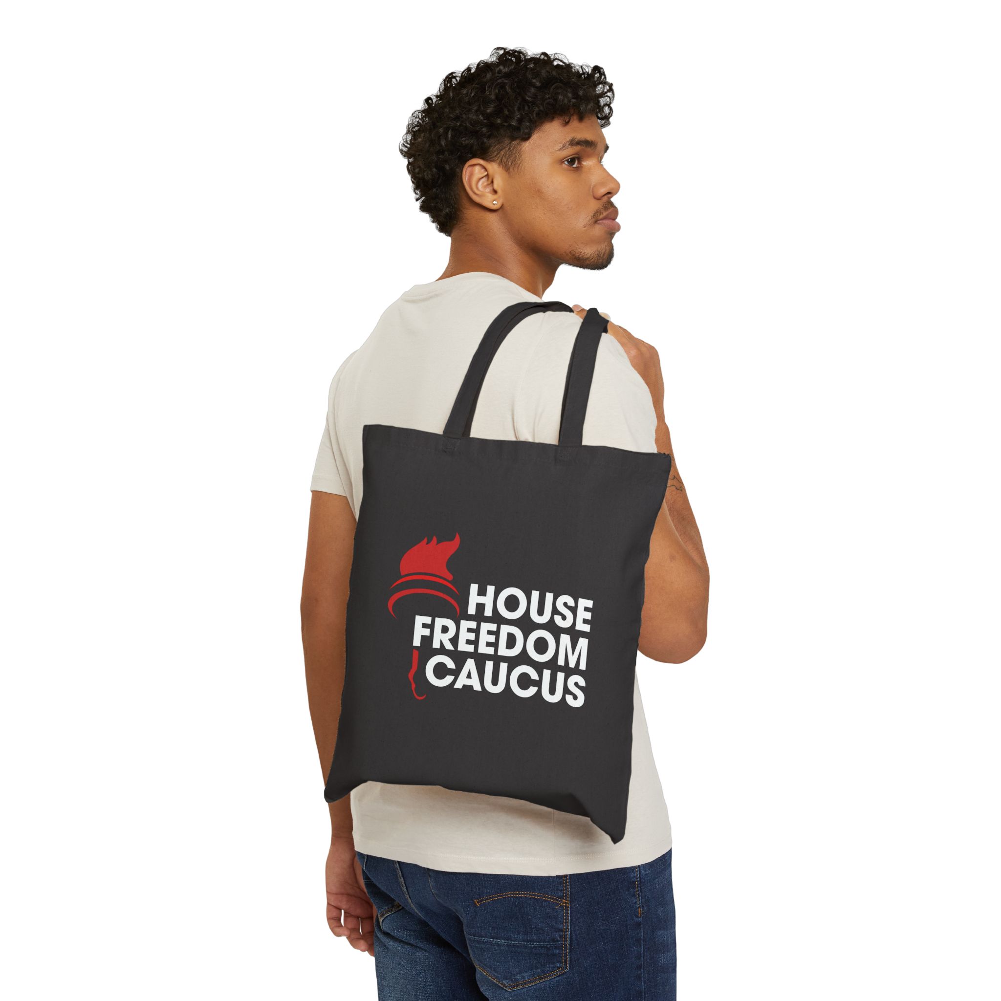 Freedom Caucus Cotton Canvas Tote Bag - Image 8