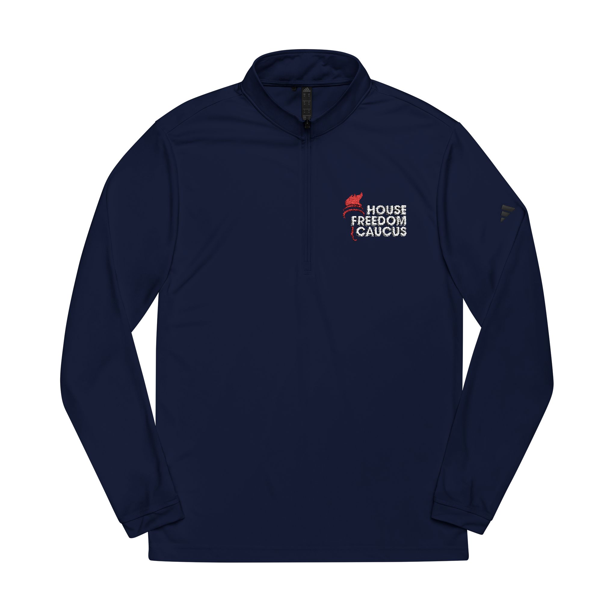 House Freedom Caucus Adidas® Quarter-Zip Pullover with Embroidered Logo