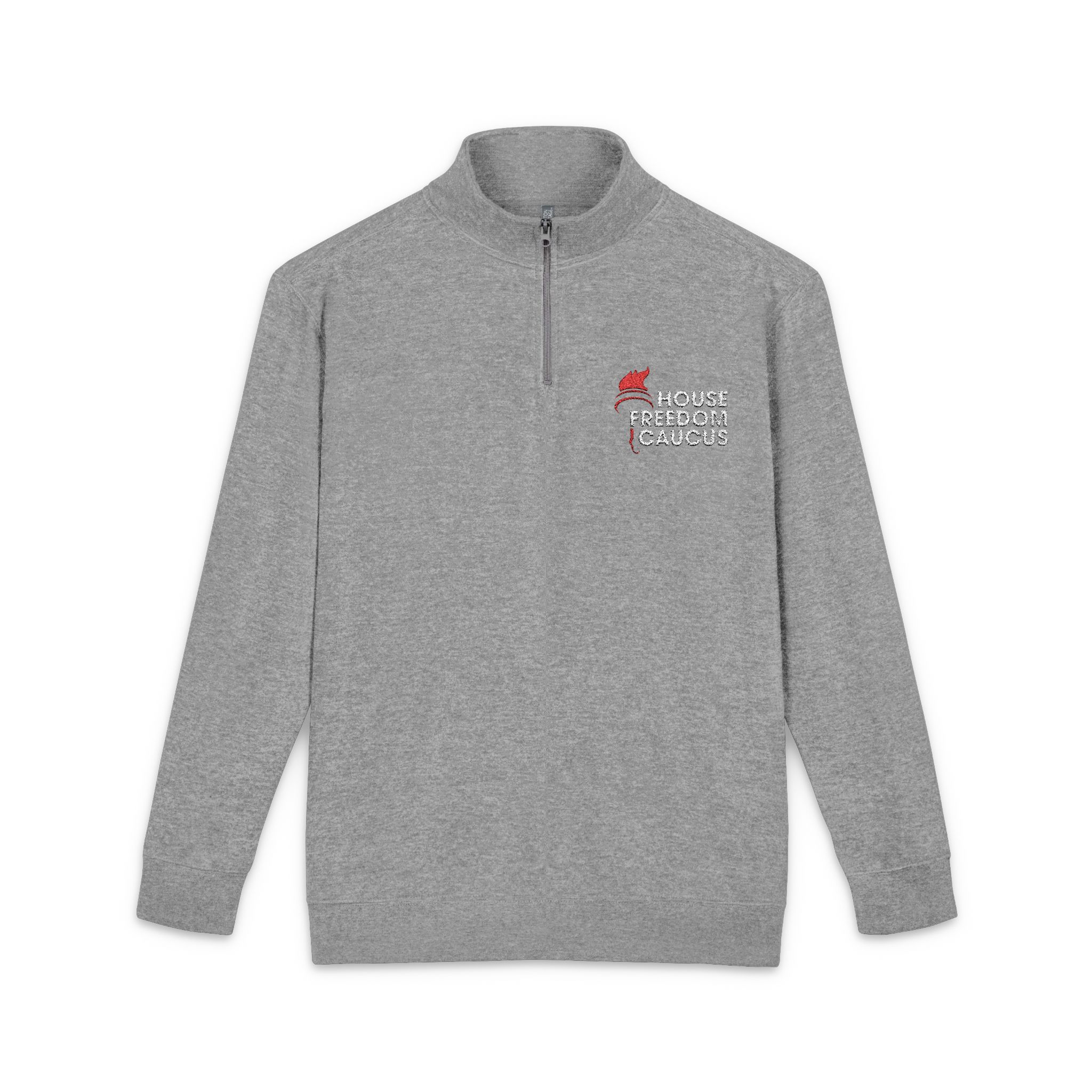 House Freedom Caucus Embroidered Unisex Grey Fleece Pullover